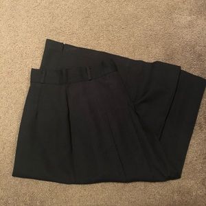 vintage black pleated skirt